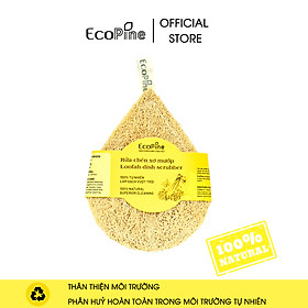 Mua Miếng rửa chén xơ mướp ECOPINE hình giọt nước size S