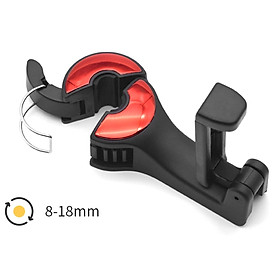 Móc Treo Đồ Sau Ghế Có Giá Đỡ Điện Thoại Dành Cho Xe Hơi
