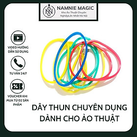 Set 50 Dây Chun Siêu Dai Chuyên Dụng Dành Cho Ảo Thuật, Dây Thun Biểu Diễn Đường Phố - Rubber Band Magic Trick