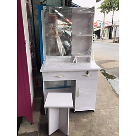 Mua Bàn trang điểm nhựa đài loan 80cm màu trắng