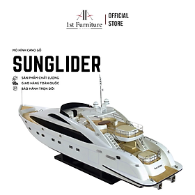 Mua Mô hình cano  SUNGLIDER cao cấp  mô hình gỗ tự nhiên  làm quà tặng sang trọng 1st FURNITURE