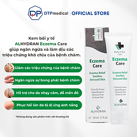 Kem bôi y tế ALHYDRAN Eczema Care 59ml làm giảm triệu chứng bệnh chàm, giảm ngứa, mẩn đỏ và cảm giác nóng rát