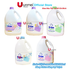 Nước giặt quần áo cho bé D-nee chai 3000ml - Hàng hính hãng có hoá đơn
