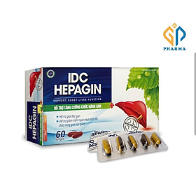 HEPAGIN IDC- BỔ GAN, TĂNG CƯỜNG CHỨC NĂNG GAN, THẢI ĐỘC, GIẢM MỤN NHỌT, MẨN NGỨA, MỀ ĐAY MÃN TÍNH