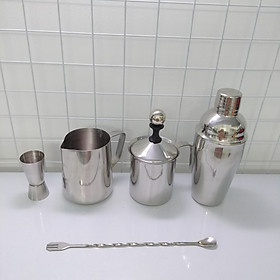 Mua Combo 5 dụng cụ Inox quầy pha chế  barista (Shaker 500ml inox)