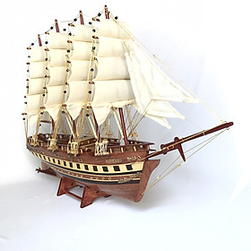 Mô hình thuyền gỗ trang trí France II - thân 40cm-60cm-80cm-1met - loại 1
