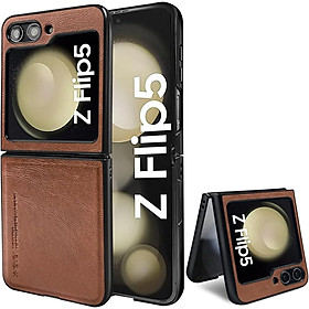 Ốp lưng cho SamSung Galaxy Z Flip 5 chính hãng X-level dạng mềm bằng da PU có sạc không dây, chống sốc chống bụi bẩn - hàng nhập khẩu