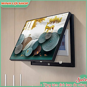 Mua Tranh che ổ điện hươu hiện đại sử dụng khung bảng lề gấp mở  tiện lợi  thẩm mỹ dễ dàng sửa chữa TOĐ12