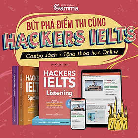[Download Sách] Combo Bộ 4 Cuốn Hackers IELTS (Listening + Reading + Speaking + Writing) : Tặng khóa học online