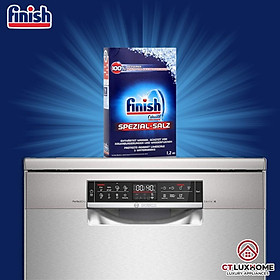 Muối rửa chén bát Finish 1,2kg kèm túi zip 