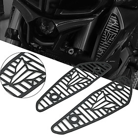 2 Pieces Motorcycle Air Intake Grill Cover Guard, Protection Protector for Yamaha MT-15 18-20 Motorbike, Replace Parts Accessories Black