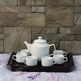 Bộ bình trà Gốm Sứ JASMINE 1.1L