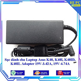 Sạc dành cho Laptop Asus K40 K40I K40ID K40IL Adapter 19V-3.42A, 19V-4.74A - Hàng Nhập Khẩu 
