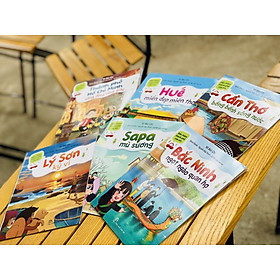 Đến thăm thành phố của em - cần thơ bồng bềnh sông nước - thành phố hồ chí minh sống động từng giây - sapa mù sương - lý sơn kỳ vĩ - huế miền đẹp miền thơ - bắc ninh ngọt ngào quan họ - võ mai chi – nxb trẻ - bìa mềm