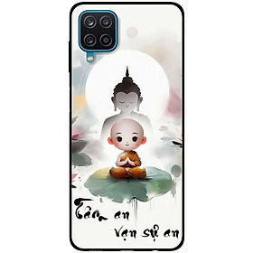 Ốp lưng cho Samsung A12 - A22 4G - Samsung F12 - M12 - Chú Tiểu Sự An - Hàng Chính Hãng