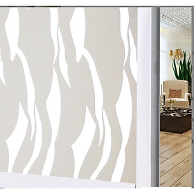 Mua 5M Giấy Dán Kính Họa Tiết xoắn trắng trong Không Cần Keo - Khổ 0.6m