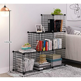 Mua (TẶNG CHỐT) Bộ sản phẩm Tủ lưới đa năng - Lưới sắt  tấm nhựa lắp ghép làm tủ sách  tủ quần áo  tủ lưới  chuồng thú