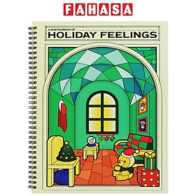 Tập Vẽ Lò Xo A4 - Sketchbook Van Gogh Inspire - Holiday Feelings - Giấy Trơn - 30 Trang 220gsm - The Sun