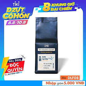 Trà Oolong Kim Tuyên Cầu Đất - Túi thiếc 200Gr Dalat Farm