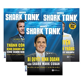 Combo 3 Cuốn Huấn Luyện Kinh Doanh Cùng America Shark Tank (Tặng kèm Kho Audio Books)