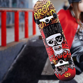 Ván Trượt 80 cm Cao Cấp- Ván Trượt Có Nhám Chống Trượt, Ván Trượt Gỗ Chống Nước Cực Tốt Chịu Lực Tốt, Ván trượt người lớn