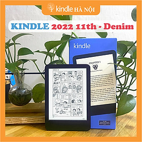 Máy đọc sách Kindle 2022 11th - All new kindle 2022 11th màn hình 6inch 300PPI gấp 2 lần độ sắc nét, 16GB bộ nhớ trong với cổng kết nối USB-C - Hàng nhập khẩ