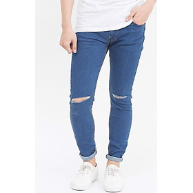 Quần jeans Nam rách gối QJ107 Rách