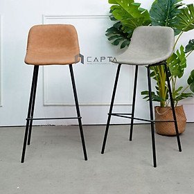 Mua Ghế cao quầy thuốc chân cố định Ghế bar có lưng tựa nhập khẩu CB LISA-P