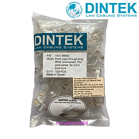 Mua Đầu mạng xuyên thấu DINTEK ezi-PLUG RJ45 (1501-88060) - 100 Đầu/ Bịch.