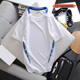 ÁO THUN CỔ TRÒN THỜI TRANG NAM CAO CẤP PHỐI SỌC MẪU MỚI NHẤT - LZPS155