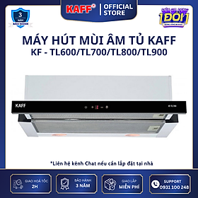 Máy hút mùi âm tủ inox phối kính cảm ứng 600mm KAFF KF-TL600 - Hàng Chính Hãng