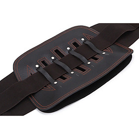 Đai lưng da PU và thun hỗ trợ cột sống, thoát vị đĩa đệm, thoái hóa cột sống, cho người ngồi nhiều, nhân viên văn phòng - Chính hãng - L