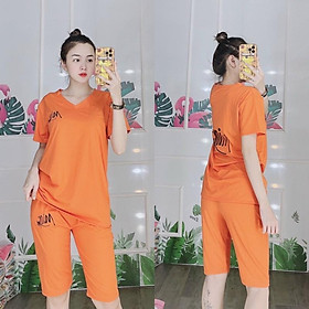 Đồ bộ nữ mặc nhà, đồ bộ thun lửng, đồ bộ thun cotton, set đồ bộ kiểu, đồ bộ trung niên, đồ ngủ nữ bigsize 45-85kg mã: ĐB