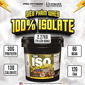 Whey Protein tăng cơ giảm mỡ Iso Sensation 93 5lbs Ultimate Nutrition - Whey Isolate tăng trưởng cơ nạc giảm mỡ