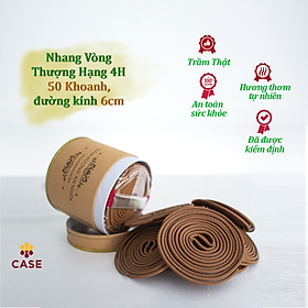 Nhang Vòng Trầm Hương An Nhiên Thượng Hạng 4H, Hương Nhang Sạch Tự Nhiên