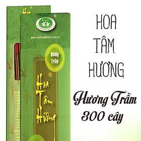 Mua Nhang sạch thảo dược HOA TÂM HƯƠNG 3 tấc (30cm)- HƯƠNG TRẦM- hộp 300 cây