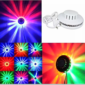 ĐÈN LED TRANG TRÍ XOAY HÌNH ĐĨA BAY CỰC ĐẸP