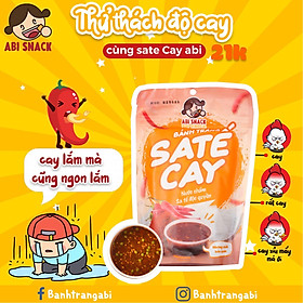 Bánh Tráng Sate Cay Vị Sốt Độc Quyền ABI SNACK