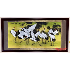 TRANH THỦY MẶC - CỬU HẠC DU XUÂN