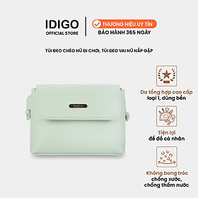 Túi đeo chéo nữ dáng vuông nắp gập IDIGO FB2-126