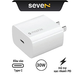 Mua CỦ SẠC MOPHIE PD 30W USB-C GAN WHITE – 409908424 Hàng Chính Hãng
