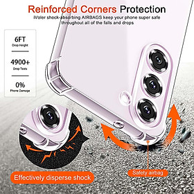 Ốp lưng trong dẻo cho Samsung A03 / A03S / A13 4g / A13 5g / A23 / A33 / A53 / A73 chống sốc - Hàng chính hãng