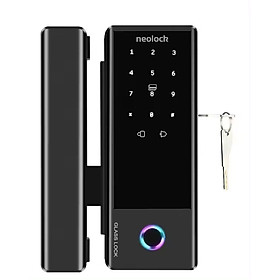 Khóa cửa kính thông minh quản lý qua app neolock không cần khoan NeoA6-B