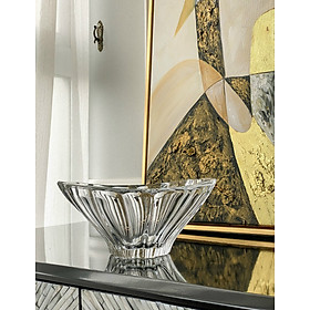 Tô pha lê trắng Plantica 22cm Aurum