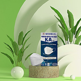 30 cái Khẩu trang y tế 4D Khánh An KA99 ngăn bụi vi khuẩn 99% ôm sát khuôn mặt không lem son và rất dễ thở