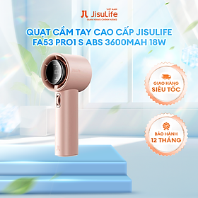 Mua Quạt Cầm Tay Cao Cấp JISULIFE Pro1 (FA53 ABS) 18W Sạc Nhanh - Sử Dụng Lên Đến 12H - Hàng Chính Hãng