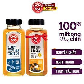 Hình ảnh Combo Mật ong rừng nguyên chất Hoa Xuyến Chi Honimore 1kg - giúp tăng cường đề kháng