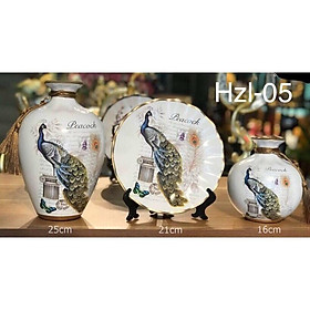 Mua Bộ 3 Lọ Hoa  Bình Hoa Hút Tài Lộc - Trang Trí Decor