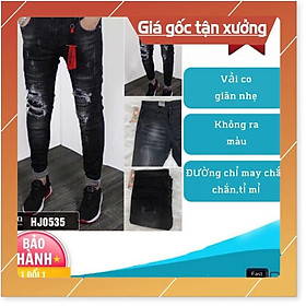 Quần Jean Nam Chất Bò Hàng Vnxk Ống Ôm Hàn Quốc Jean Co Giãn Cao Cấp