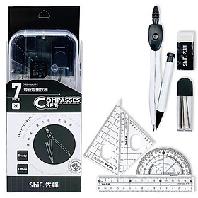 Bộ Compa 7 Món - Bút Chì Kim - ShiF 3046